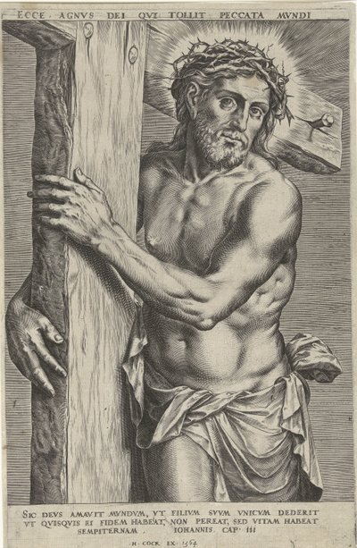 Cristo como Homem de Dores de Cornelis Cort