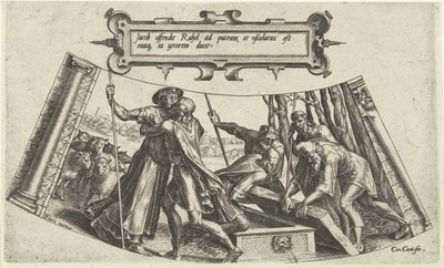 O encontro de Jacob e Raquel no poço
A história de Jacob (título da série) de Cornelis Cort