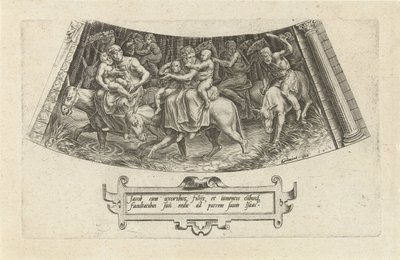 O Retorno de Jacó a Canaã A História de Jacó (título da série) de Cornelis Cort