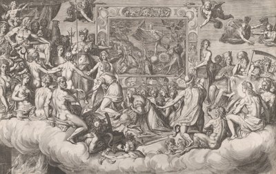 Lamento da Arte de Pintar Metade Superior, 1579. de Cornelis Cort