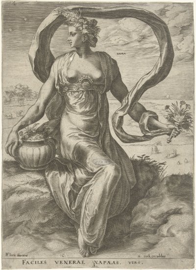 Napaea
Deusas e ninfas (título da série) de Cornelis Cort