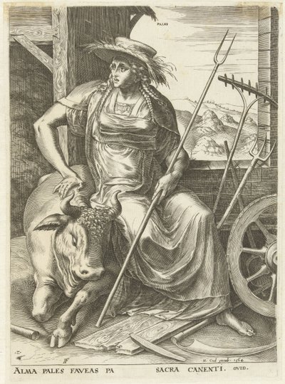 empalidece Deusas e Ninfas (título da série) de Cornelis Cort