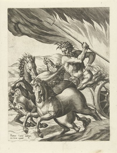 Plutão deixa Proserpina para trás no submundo
A história de Plutão e Prosérpina (título da série) de Cornelis Cort