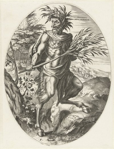 Sylvanus Deuses da Agricultura (título da série) de Cornelis Cort