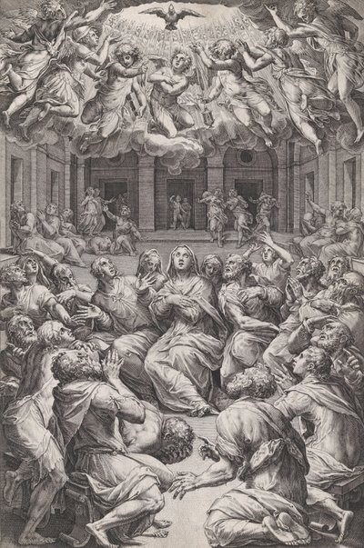 O Pentecostes, 1574. de Cornelis Cort