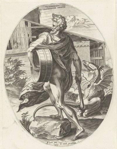 Triptolemos
Deuses da agricultura (título da série) de Cornelis Cort