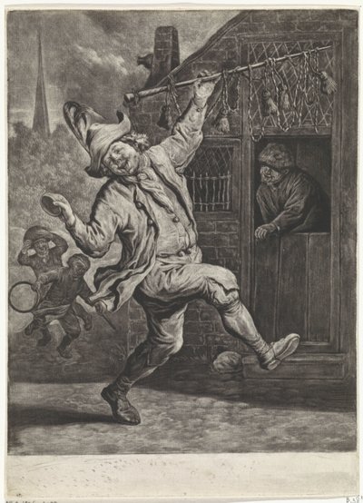 O cortador de calos, c. 1700 de Cornelis Dusart