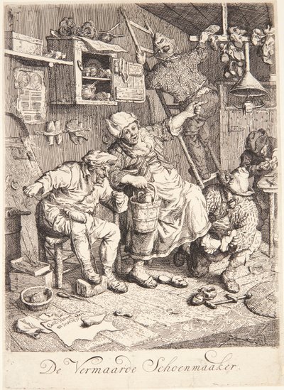 Um sapateiro de Cornelis Dusart