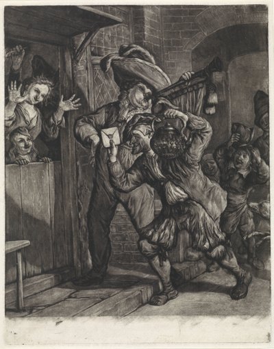 Lotaria de Grootebroek, 1694 de Cornelis Dusart