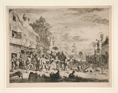 A Feira da Vila de Cornelis Dusart