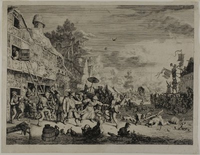 A Festa da Aldeia de Cornelis Dusart