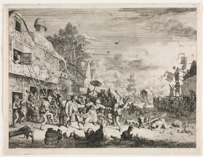 Festa da Vila. de Cornelis Dusart