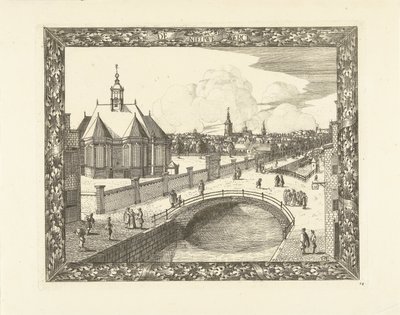Vista do Nieuwe Kerk em Haia
De Nieuwe Kerck (título sobre o objecto) de Cornelis Elandts