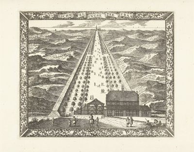 Vista do Schevelingse Zee Straat (Scheveningseweg)
Schevelingse Zee Straat (título sobre o objecto) de Cornelis Elandts