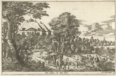 Huis Ten Bosch the Huys in the Woods (título no objeto) de Cornelis Elandts
