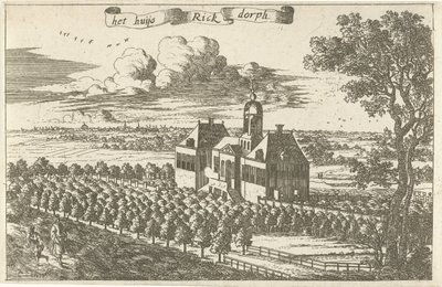 Casa de campo em Rijksdorp
a casa Rick dorph (título sobre o objecto) de Cornelis Elandts