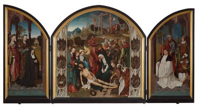 Tríptico com a Lamentação de Cristo de Cornelis Engebrechtsz.