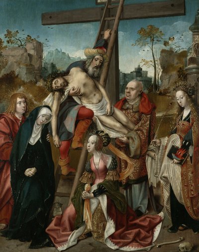A deposição, c.1510-20 de Cornelis Engelbrechtsen
