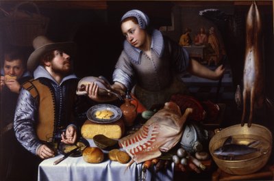 A Ceia em Emaús, 1612 de Cornelis Engelsz