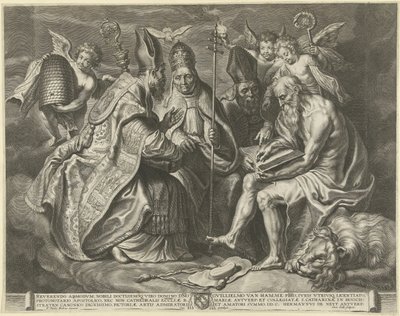 Os quatro pais da igreja de Cornelis Galle (I)