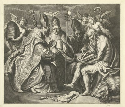 Os Quatro Padres da Igreja de Cornelis Galle (I)