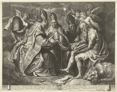 Os quatro pais da igreja de Cornelis Galle (I)