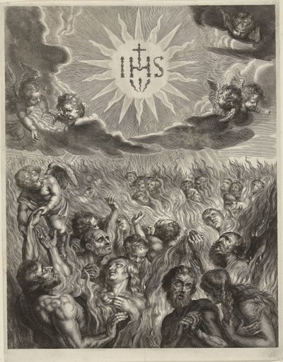 Pessoas no purgatório de Cornelis Galle (I)