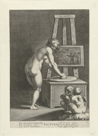 Pictura (a pintura) de Cornelis Galle (I)