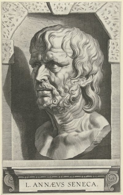 Retrato do busto de Séneca de Cornelis Galle (I)