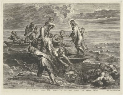 Pesca milagrosa de Cornelis Galle (I)