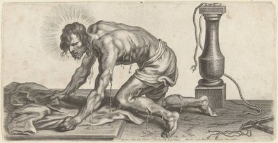 Cristo após a flagelação de Cornelis Galle (II)