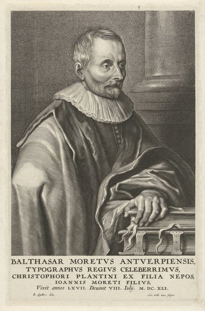 Retrato de Balthasar Moretus de Cornelis Galle (II)