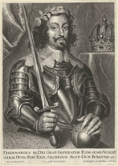 Retrato do Imperador Fernando III de Cornelis Galle (II)