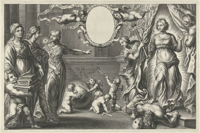 Sentido e Filosofia mostram a um jovem a Verdade de Cornelis Galle (II)
