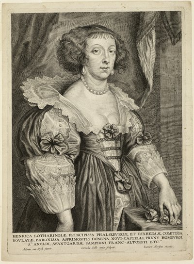 Henriette de Lorraine de Cornelis Galle II
