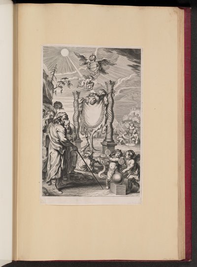Página de rosto para G. de St Vincent, O Trabalho Geométrico da Quadratura de um Círculo de Cornelis Galle II after Abraham Diepenbeeck