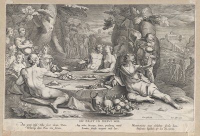 A pecaminosidade da humanidade, final do século XVI e início do século XVII. de Cornelis Galle I