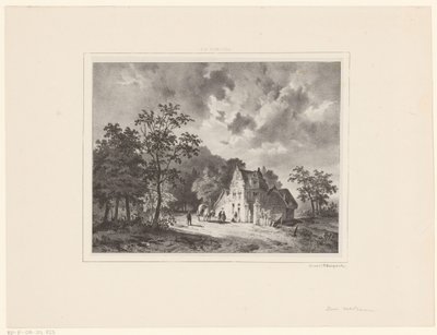 Casa na paisagem de Cornelis Gerrit Verburgh