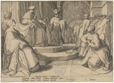 Julgamento de Salomão de Cornelis Jacobsz. Drebbel