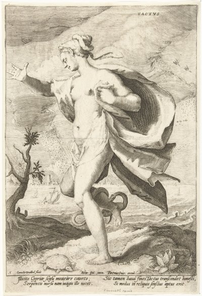 Tactvs (título sobre o objecto)
Cinco sentidos (título da série) de Cornelis Jacobsz. Drebbel