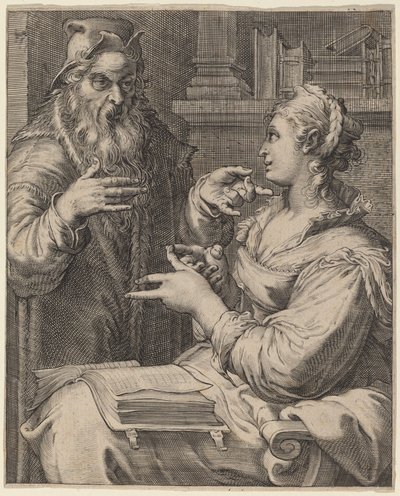 Filosofia de Cornelis Jacobsz Drebbel, after Hendrik Goltzius