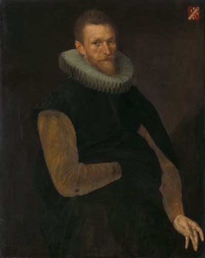 Jacob Cornelisz Banjaert, chamado van Neck (1564-1638), almirante, burgomestre e conselheiro de Amsterdã de Cornelis Ketel