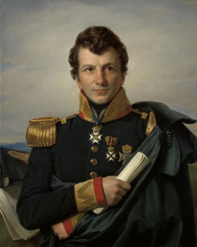 Johannes van den Bosch (1780-1844), Governador-Geral das Índias Orientais Holandesas, Ministro Colonial Conde Johannes van den Bosch (1780-1844), governador-geral das Índias Orientais Holandesas, Ministro Colonial de Cornelis Kruseman (signed by artist)
