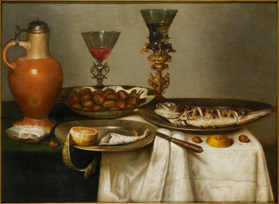 Café da manhã, 1638. de Cornelis Mahu