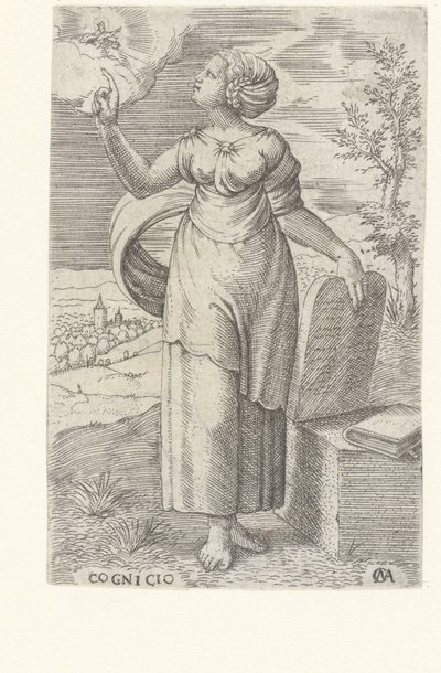 Sabedoria
Cognicio (título sobre o objecto)
As virtudes (título da série) de Cornelis Massijs