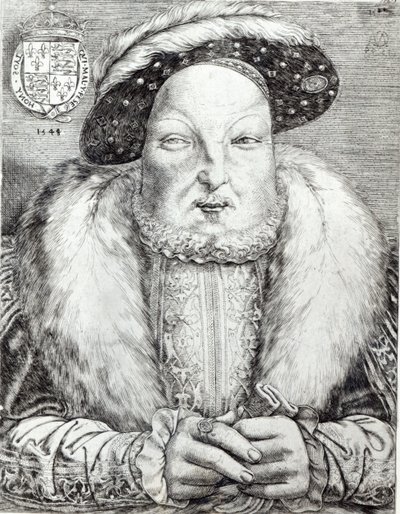 Retrato de Henrique VIII, 1548 de Cornelis Massys