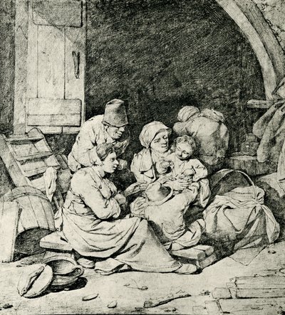 Família de agricultores holandeses de Cornelis Pietersz Bega