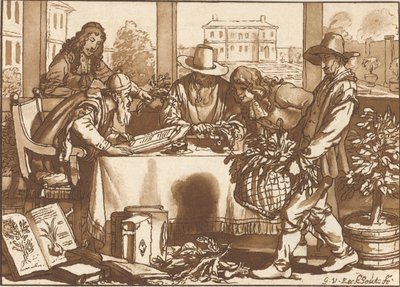 botânico de Cornelis Ploos van Amstel (signed by artist)