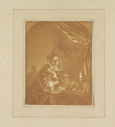 Senhora à luz de velas de Cornelis Ploos van Amstel