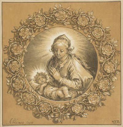 Maria com o Menino Jesus A Virgem Maria e o Menino Jesus de Cornelis Ploos van Amstel